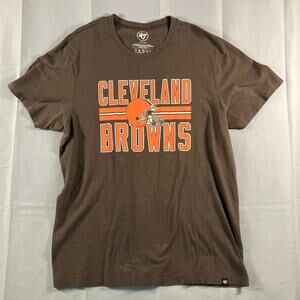 Cleveland Browns‎ T-Shirt Men’s Extra Large Brown NFL Football Graphic ’47 Brand